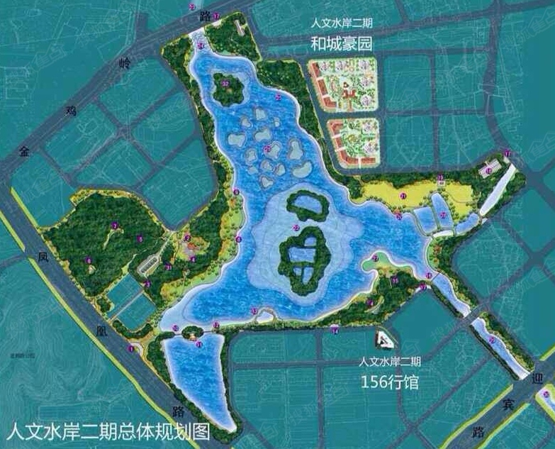 人文水岸156行馆交通图