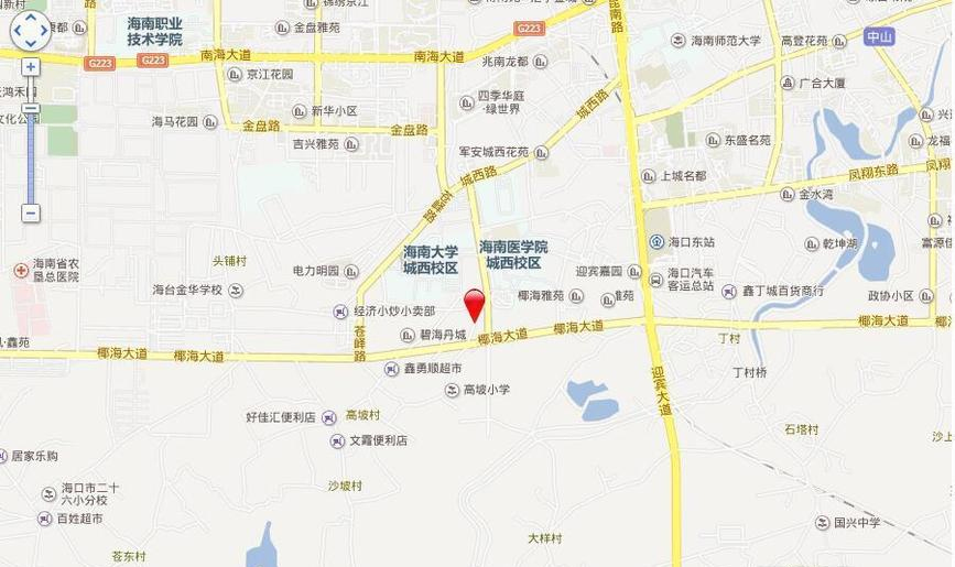 金盘名邸交通图
