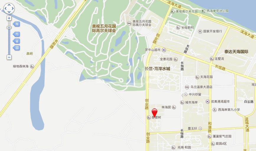 菩提树交通图