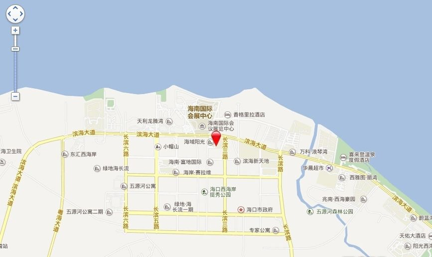 海域阳光交通图