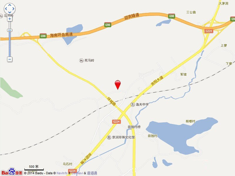 时分亚龙湾交通图