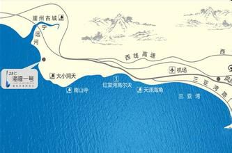 嘉鹏25度海湾一号交通图