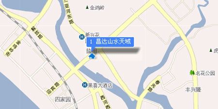 昌达山水天域交通图