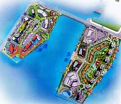 鸿洲时代海岸交通图