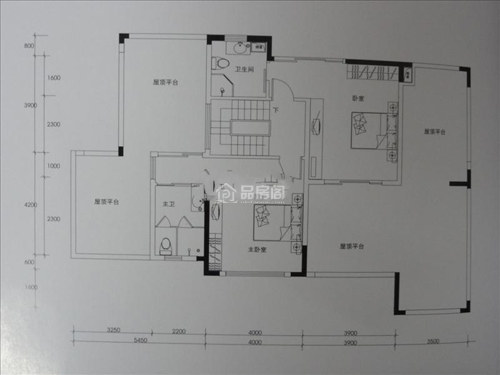 二居户型 2室2厅2卫   建筑面积：101㎡