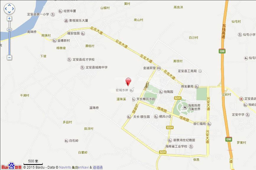 宏城水岸交通图