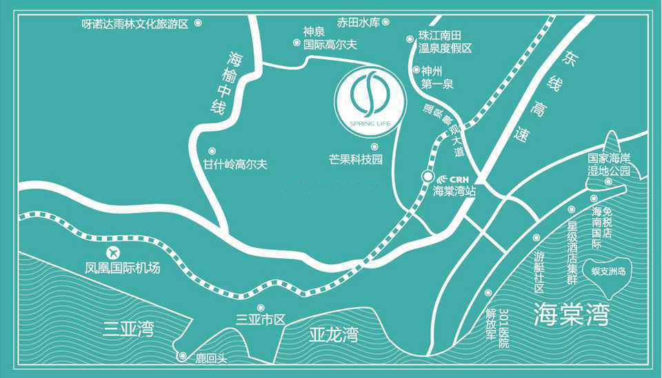 陶然湾黄金泉交通图