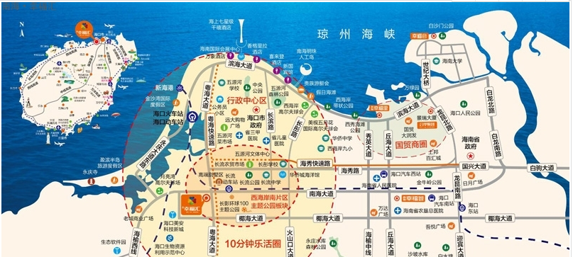 南海幸福汇交通图