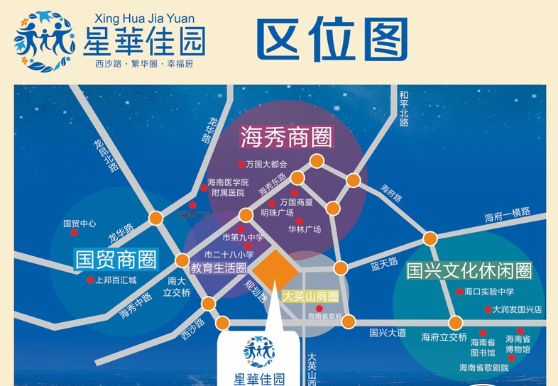 星华佳园交通图