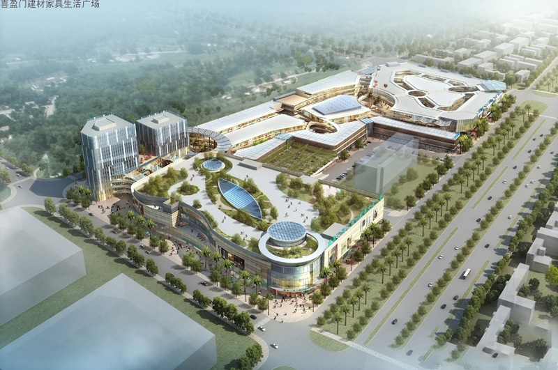 喜盈门建材家具生活广场效果图