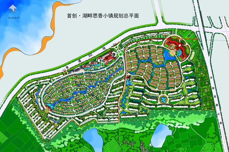首创森林湖交通图