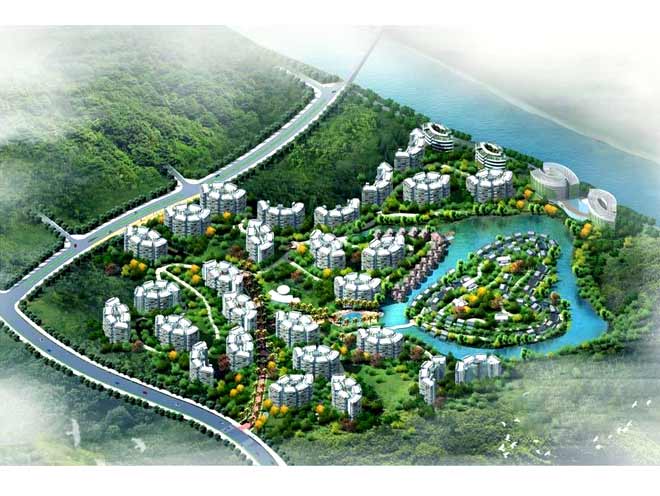 五指山森林湖效果图