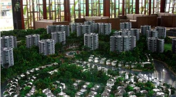 五指山森林湖实景图