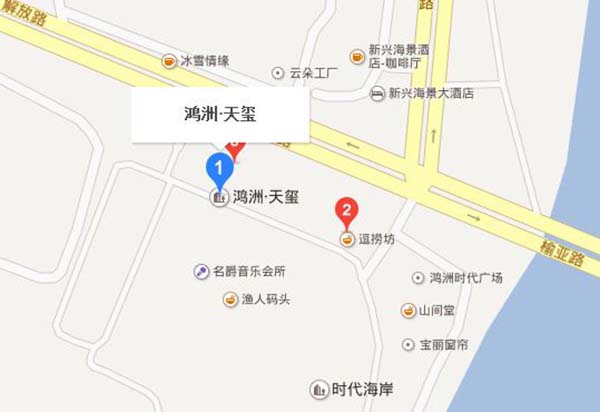 鸿洲天玺交通图