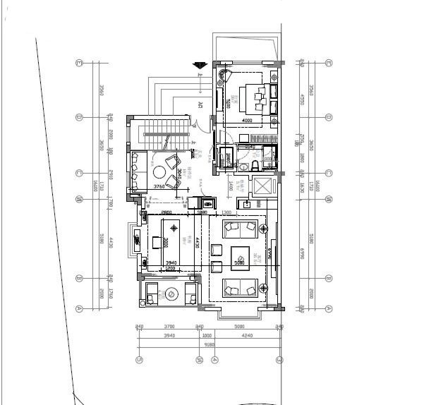亚龙湾君庭联排别墅B户型一层平面布置图 建筑面积：0㎡