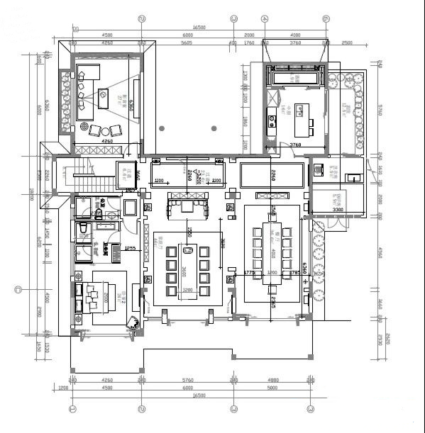 亚龙湾君庭独栋别墅A户型负一层平面布置图 建筑面积：0㎡