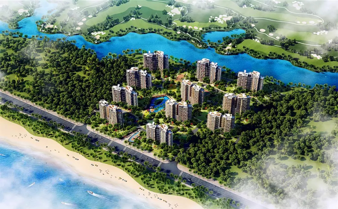 鲁能三亚湾效果图