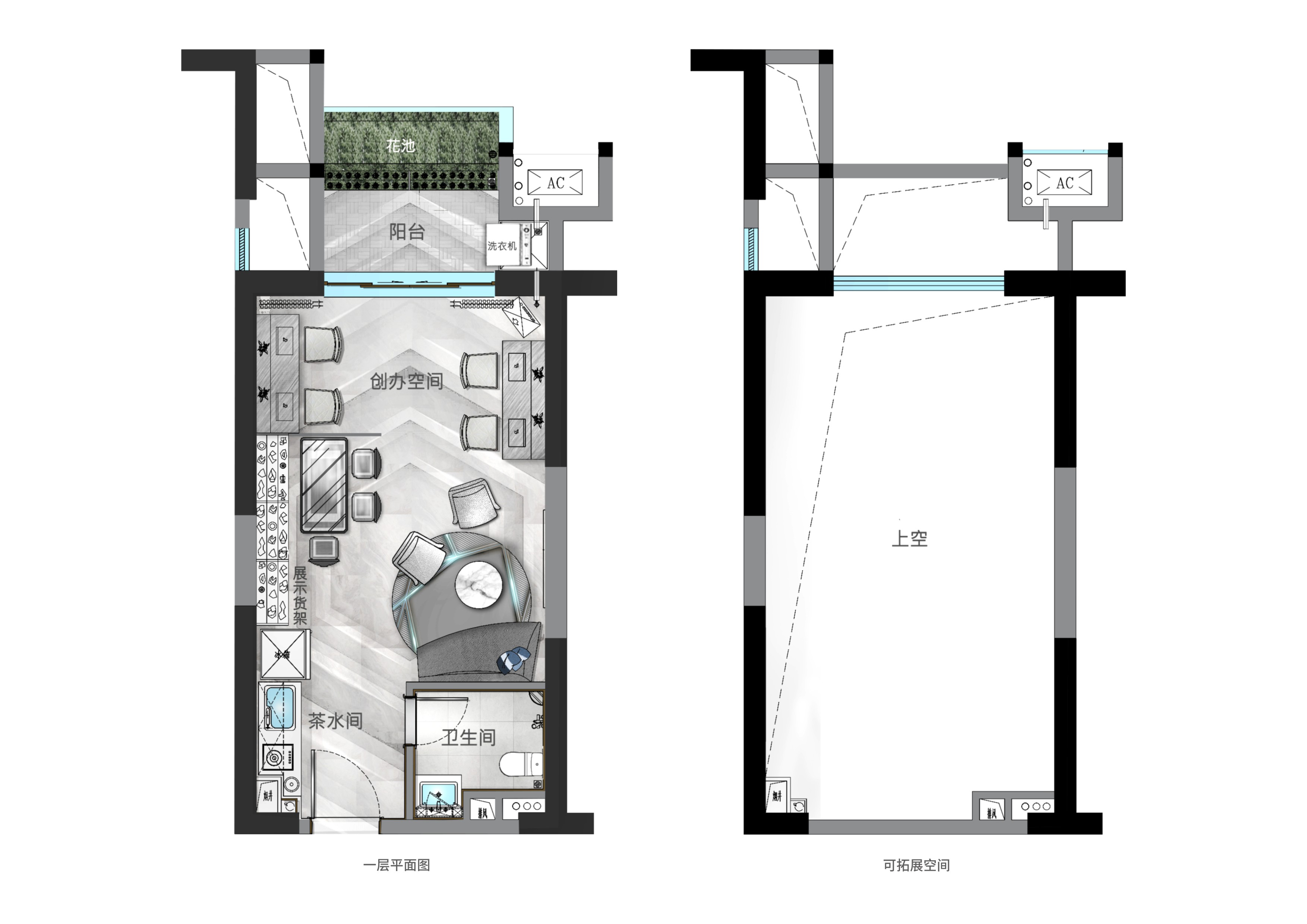 B户型 建筑面积：51㎡