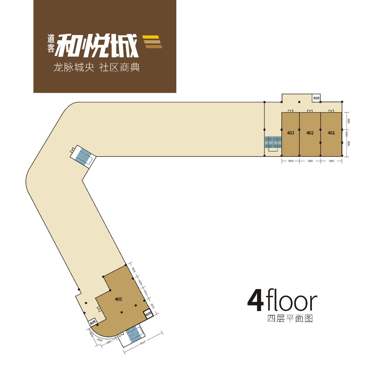 四层平面图 建筑面积：30㎡
