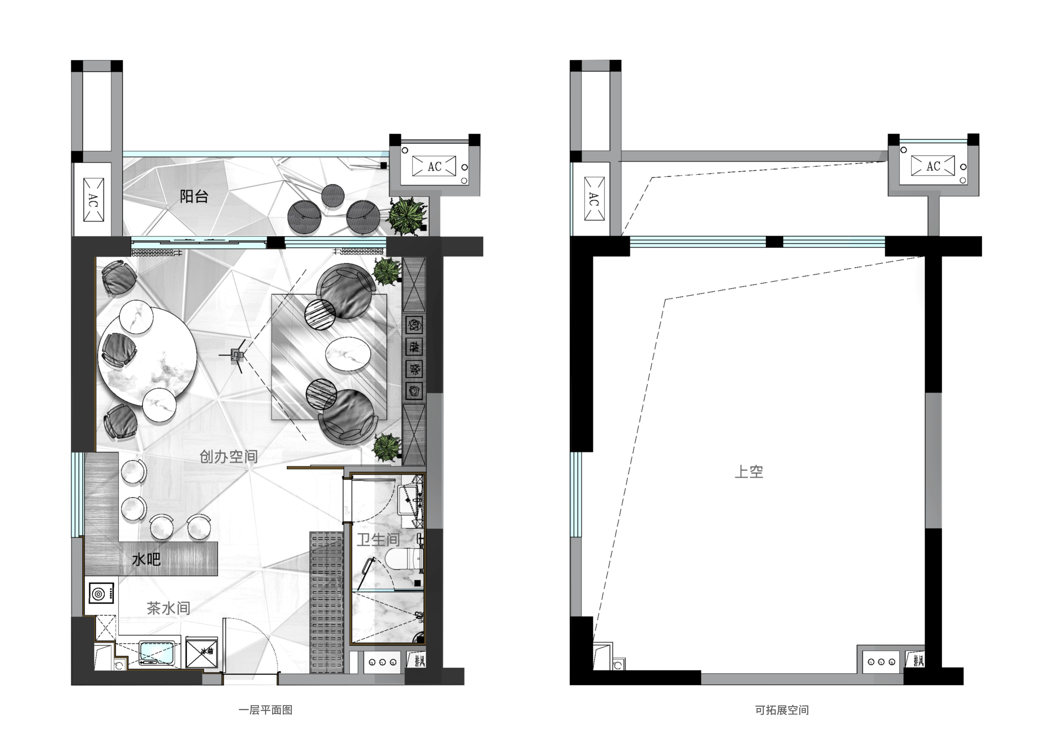 A-1户型73 建筑面积：73㎡